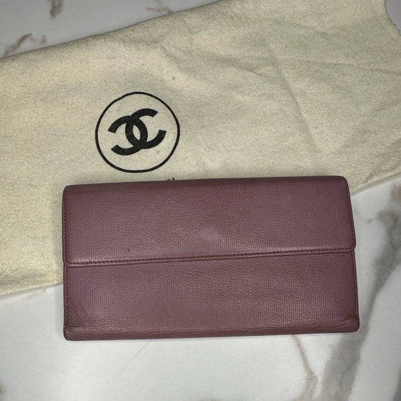 Chanel lilac long wallet - Picture 2 of 9